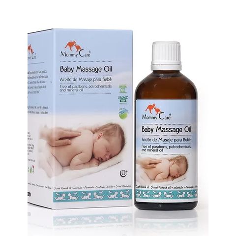 Mommy Care Бебешко масажно олио за тяло x100 мл