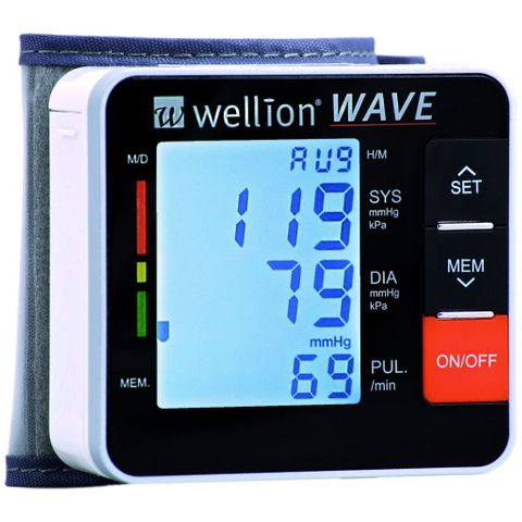 Wellion Wave Апарат за измерване на кръвно налягане, за китка