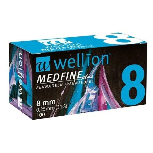 Wellion Medfine Plus Игли за инсулинова писалка 8 мм х100 бр
