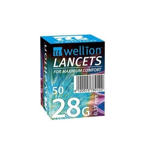 Wellion 28G Ланцети за убождащо устройство х50 бр