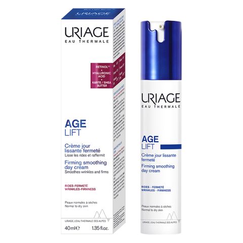 Uriage Age Lift Уплътняващ коригиращ дневен крем с лифтинг ефект за нормална към суха кожа, дори и чувствителна x40 мл