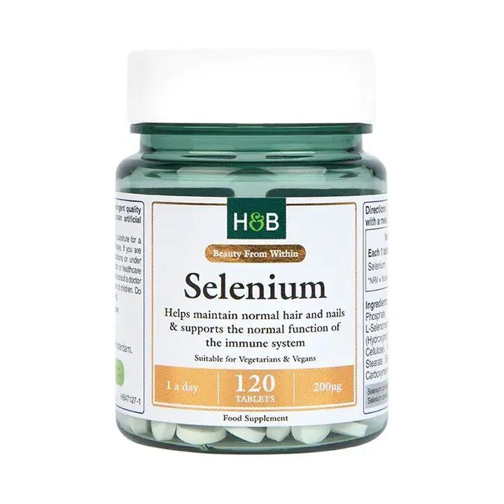Селен (L-Селенометионин) 200mcg х120 таблетки Holland & Barrett