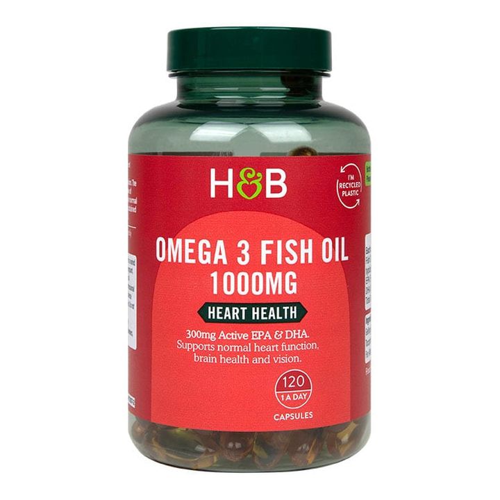 Омега-3 концентрирано рибено масло 1000мг х120 капсули Holland & Barrett