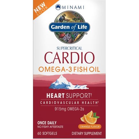 Cardio Омега-3 за кръвоносна система и сърце х60 капсули Garden of Life