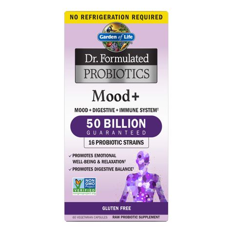 Dr. Formulated Probiotics Mood+ Пробиотик за емоционална грижа х60 капсули, Garden of Life