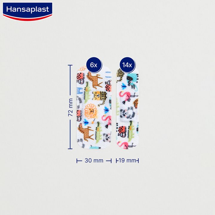 Hansaplast Sensitive Пластири с животни x20 броя