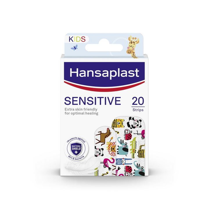 Hansaplast Sensitive Пластири с животни x20 броя