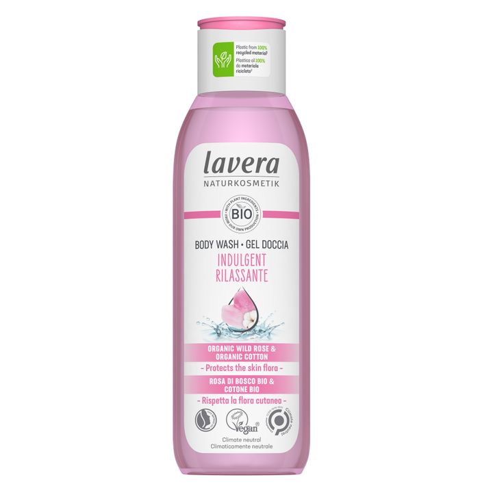 Lavera Indulgent Душ гел за тяло за суха и чувствителна кожа x250 мл