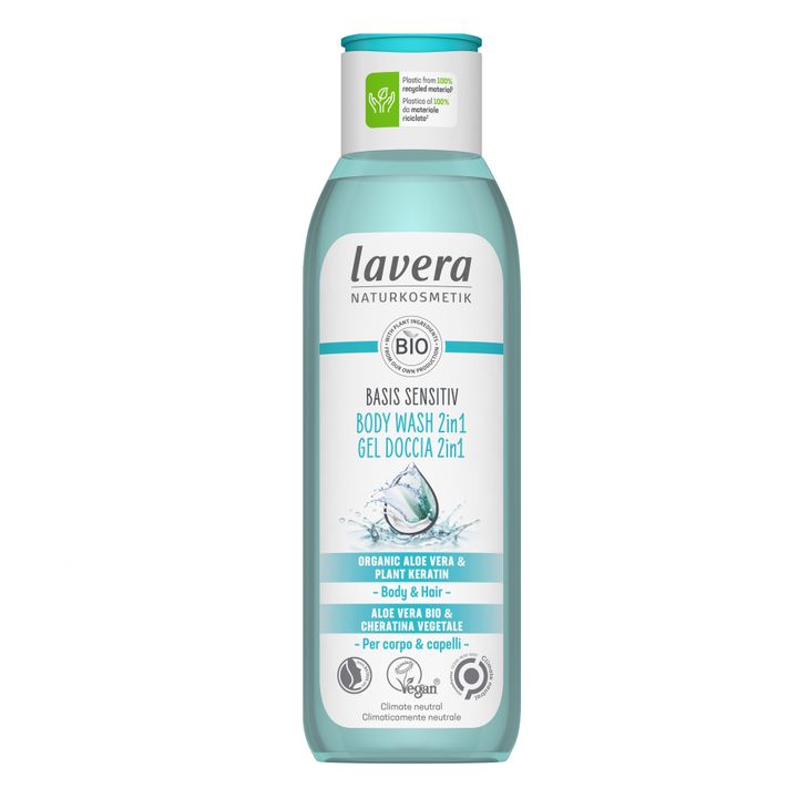 Lavera Basis Sensitiv 2in1 Душ гел за коса и тяло x250 мл