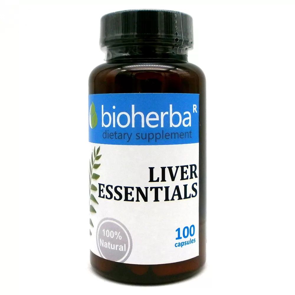 Формулата за черния дроб х100 капсули Bioherba