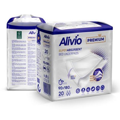 Alivio Premium Абсорбиращи чаршафи за еднократна употреба 90х180 см x10 ...
