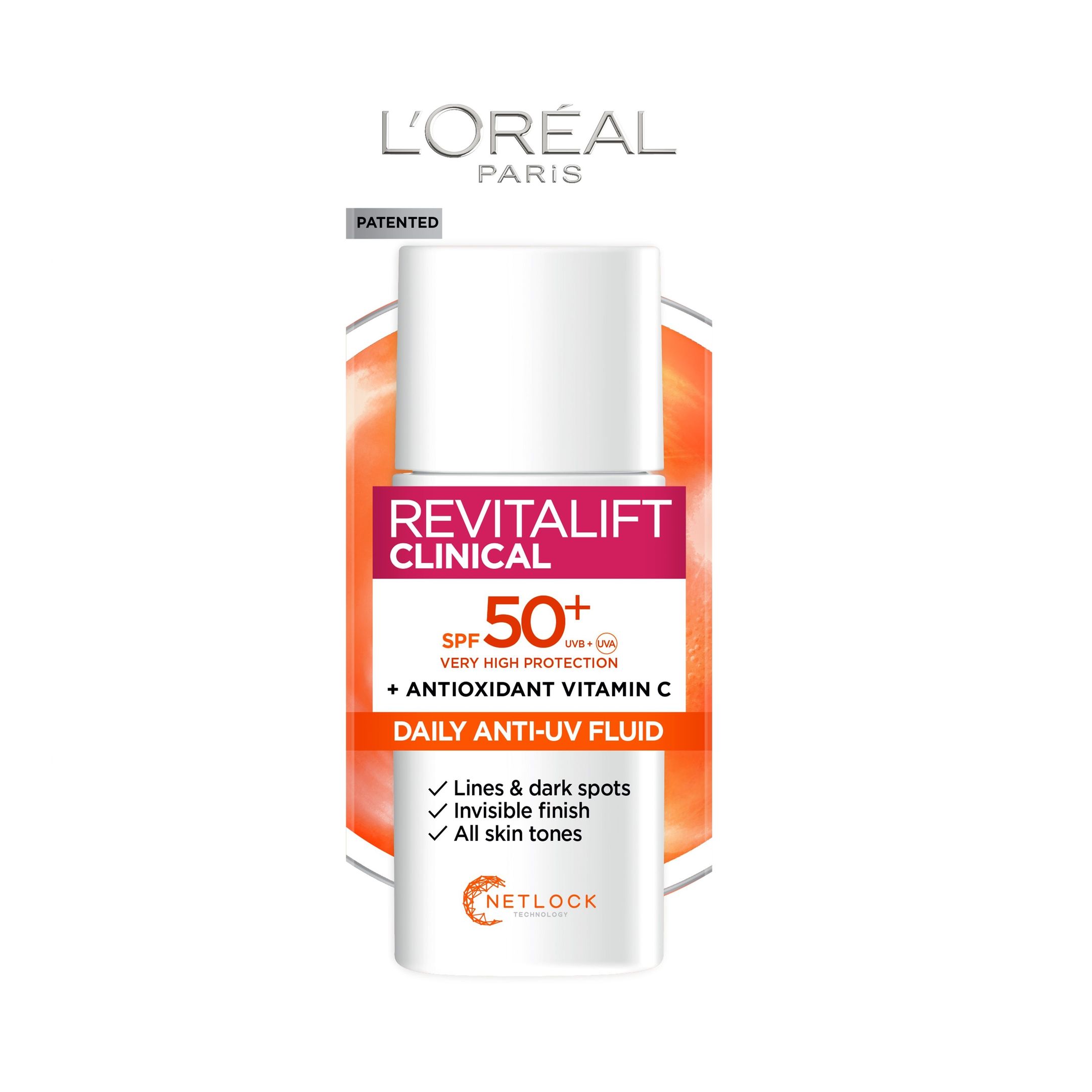 Loreal Paris Revitalift Clinical Флуид за лице SPF50+ x50 мл