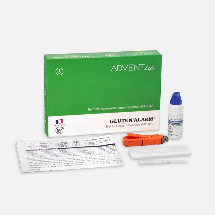 Gluten Alarm Тест за глутенова непоносимост (целиакия) х1 бр Advent Life