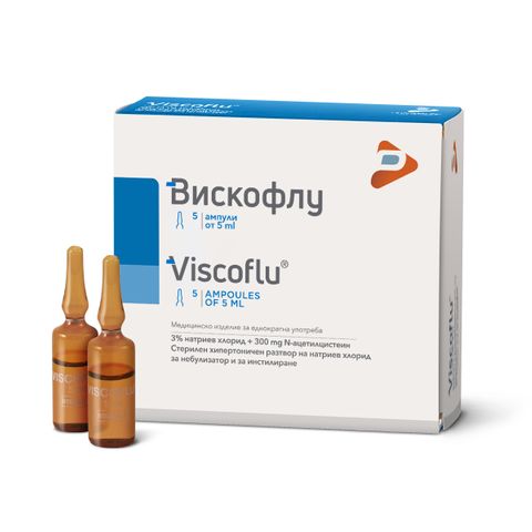 Вискофлу ампули за небулизатор и за инстилиране 5 мл х5 бр Pharma Line
