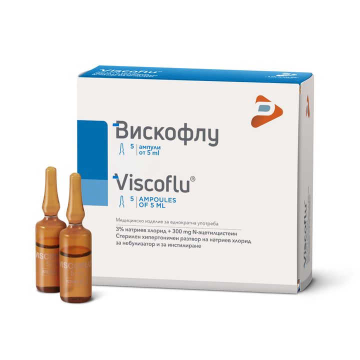 Вискофлу ампули за небулизатор и за инстилиране 5 мл х5 бр Pharma Line