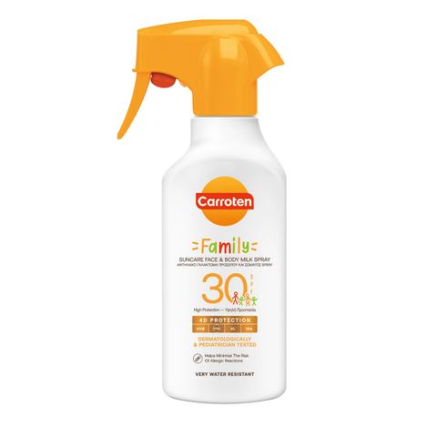 Carroten Family Слънцезащитно мляко спрей SPF30 x270 мл