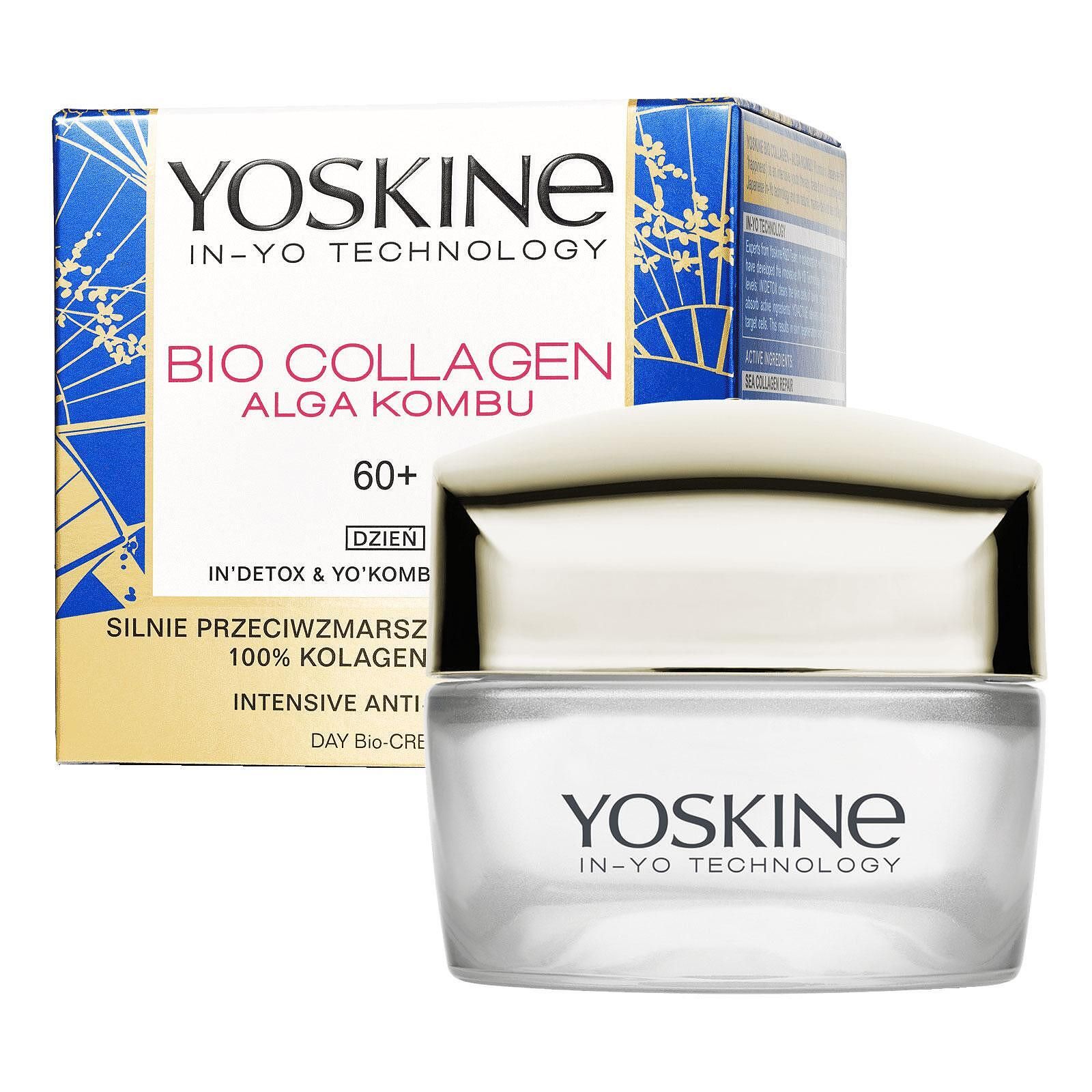 Yoskine Bio Collagen Дневен крем за лице против бръчки 60+ x50 мл