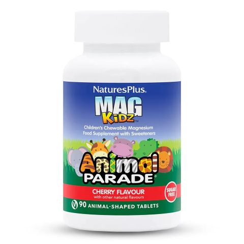 Магнезий за деца с вкус на череша x90 дъвчащи таблетки, Animal Parade