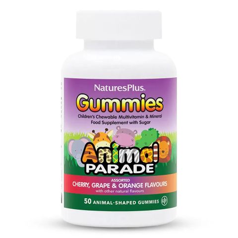 Витамини за деца Gummies с плодов вкус x50 желирани бонбона, Animal Parade