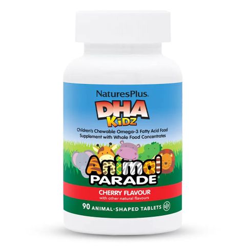DHA за деца x90 дъвчащи таблетки, Animal Parade