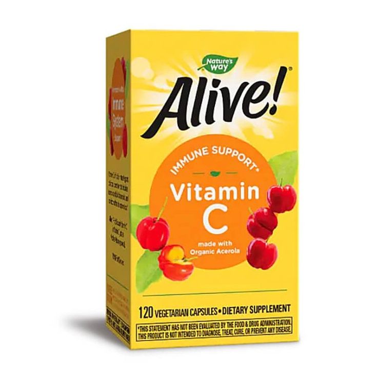 Alive Витамин С х120 V-капсули Nature’s Way