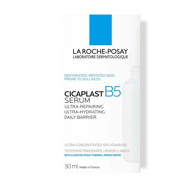 La Roche-Posay Cicaplast B5 Ултравъзстановяващ и хидратиращ серум за лице за дехидратирана и раздразнена кожа без блясък x30 мл