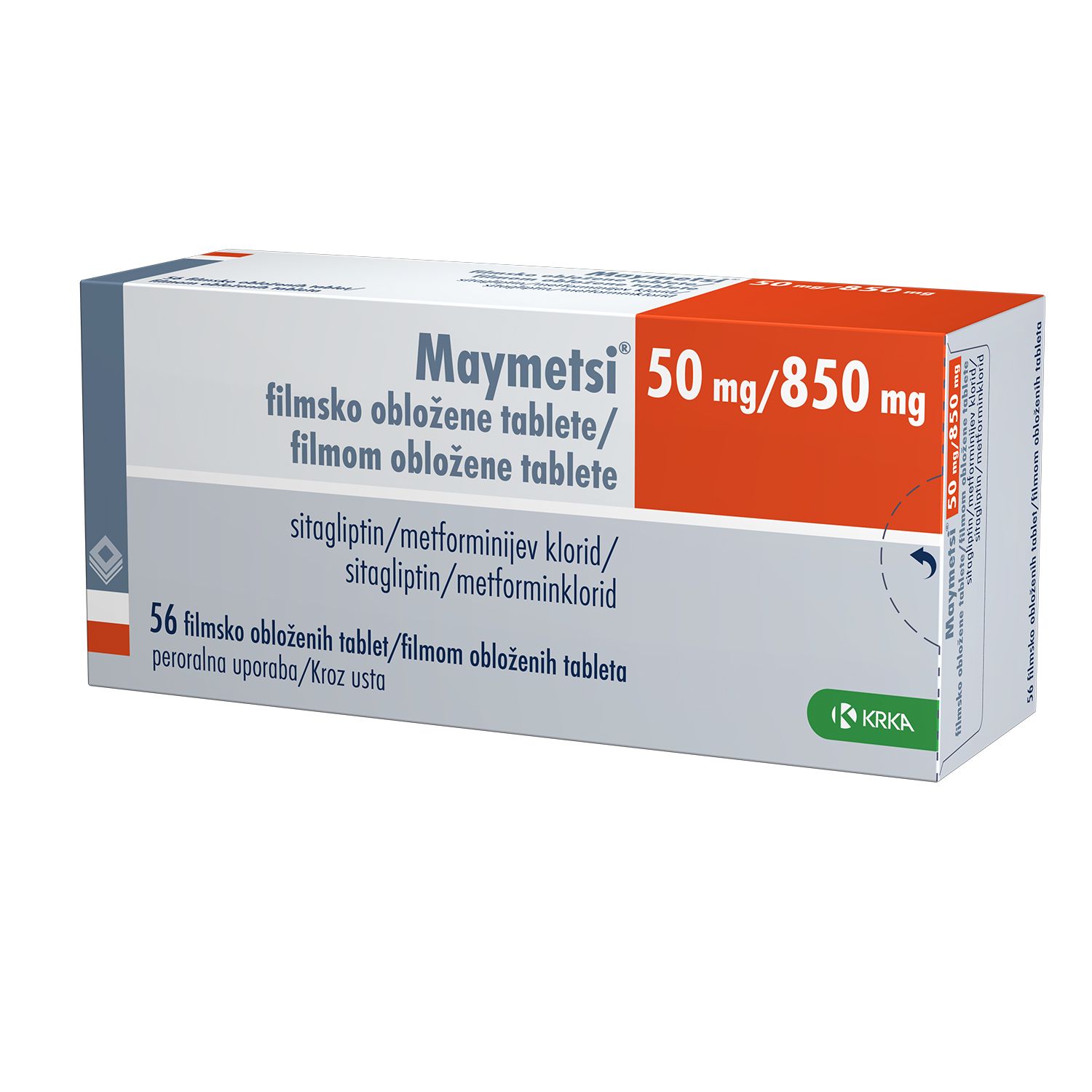 Майметси 50 mg/850 mg х56 филмирани таблетки