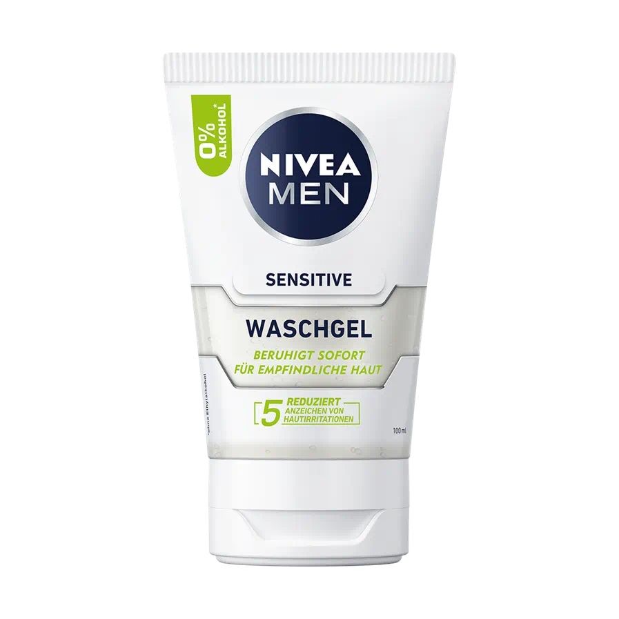 Nivea Men Sensitive Измиващ гел за лице за мъже x100 мл