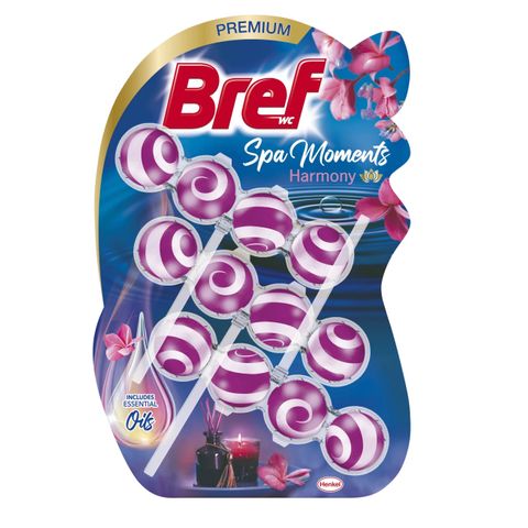 Bref Spa Moments Твърдо тоалетно блокче Harmony x3 броя
