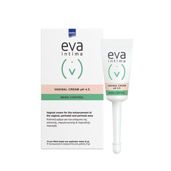 Eva Intima Vaginal cream pH 4.5 Контрол на менопаузата 5г х10 тубички с апликатор Intermed