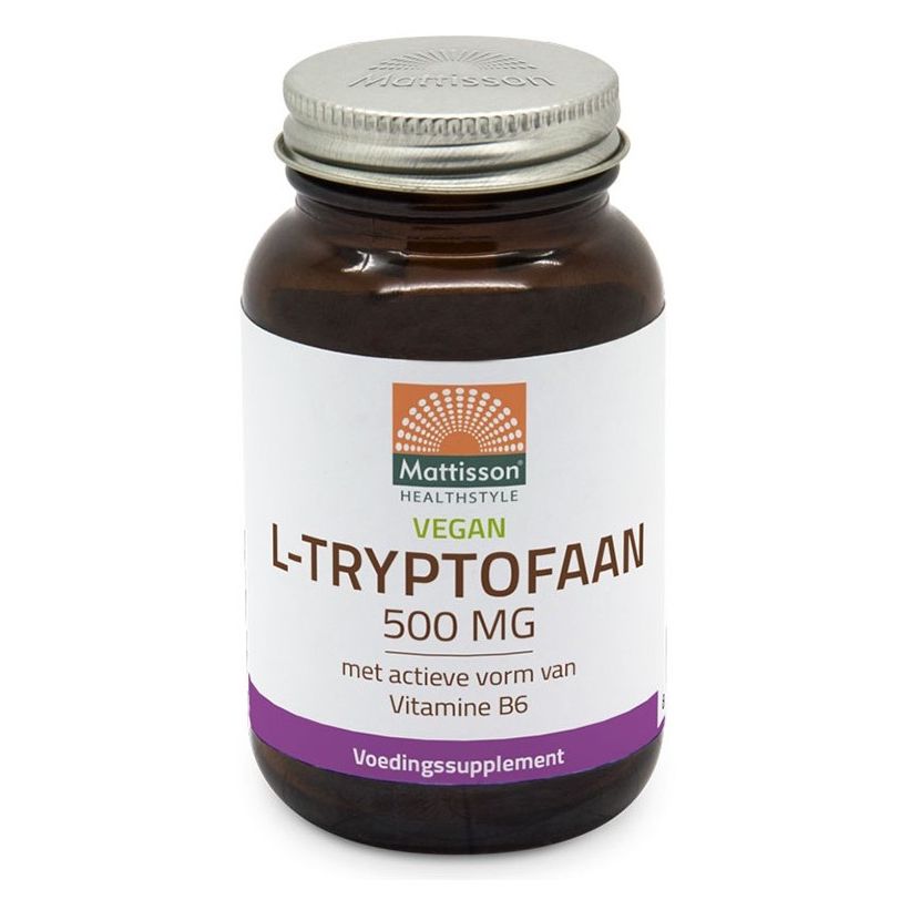 Л-Триптофан при стрес и безсъние 500 mg x60 капсули Mattisson Healthstyle