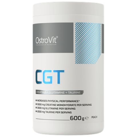 CGT Креатин, глутамин и таурин на прах, с аромат праскова х600 г OstroVit