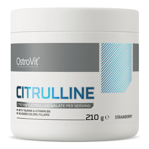Citrulline Цитрулин Малат на прах, с аромат на ягода х210 г OstroVit
