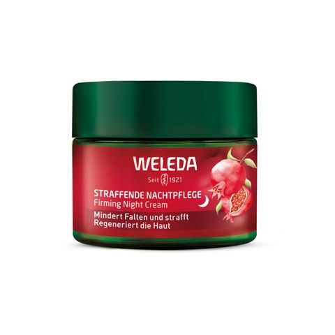 Weleda Стягащ нощен крем за лице с нар и пептиди от мака x40 мл