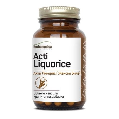 Акти Ликорис 400 mg х60 веге капсули Herbamedica