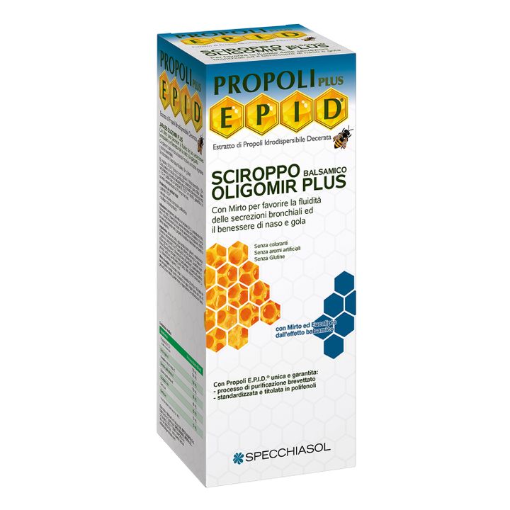 EPID Oligomir Plus Сироп за втечняване на бронхиалния секрет х170 мл Specchiasol