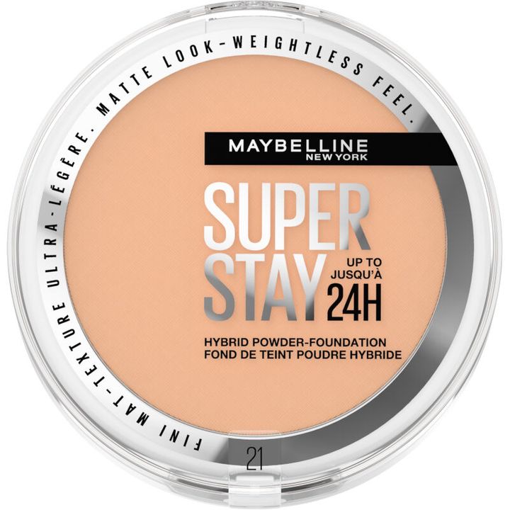 Maybelline Super Stay 24H Фон дьо тен пудра за лице x9 грама, 21