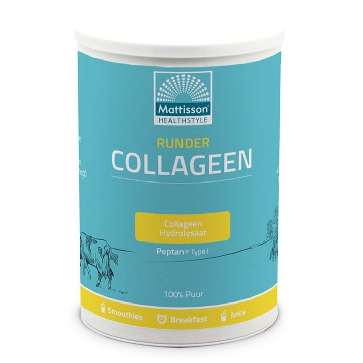 Говежди колаген тип I за красива коса, кожа и здрави стави х300 г Mattisson Healthstyle