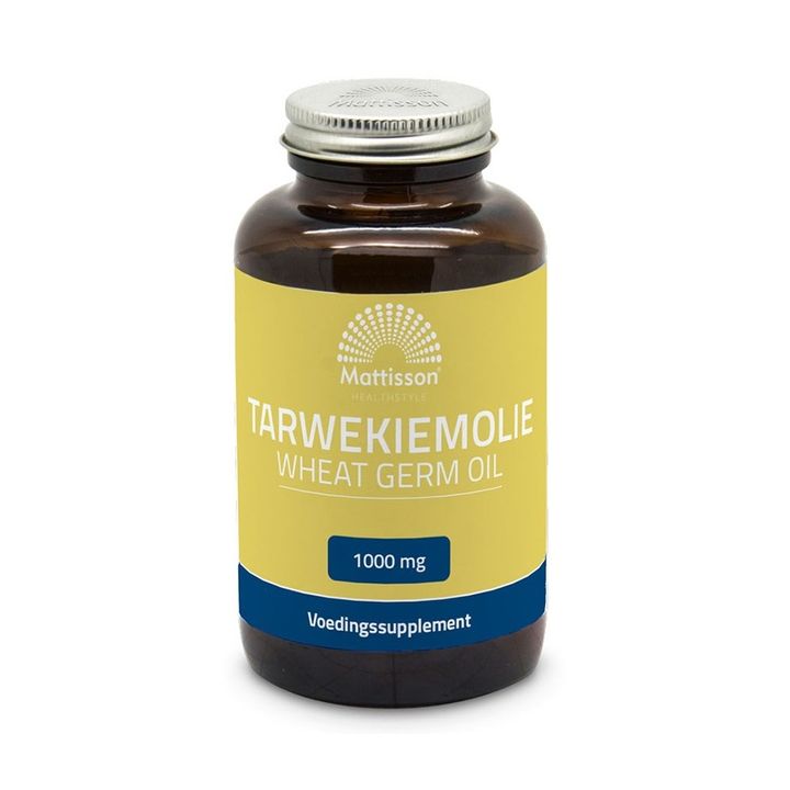 Tarwekiemolie Масло от пшеничен зародиш, 1000 мг x60 капсули, Mattisson Healthstyle
