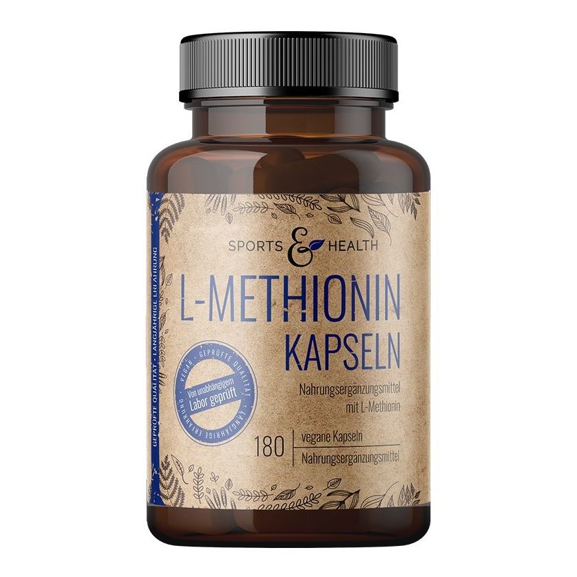 L-метионин 500 мг х180 капсули Sports & Health