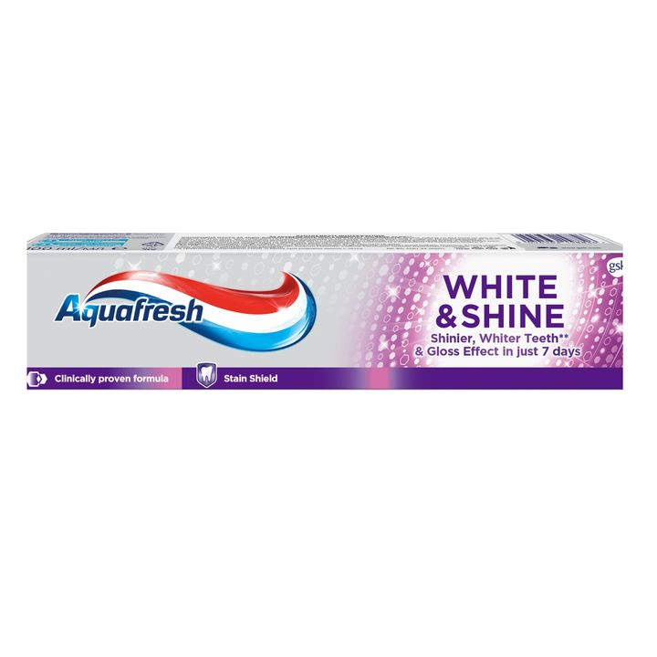 Aquafresh White & Shine Паста за зъби с избелващ ефект x100 мл