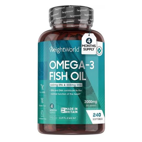 Омега-3 Рибено масло 660 mg EPA 440/ mg DHA х240 софтгел капсули Weight World