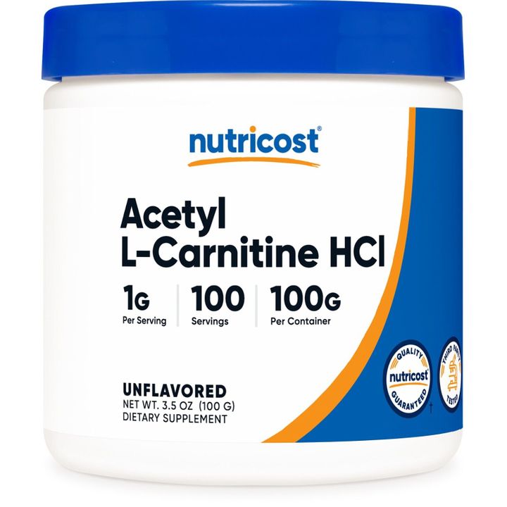 Ацетил-Л-Карнитин на прах х100 г Nutricost