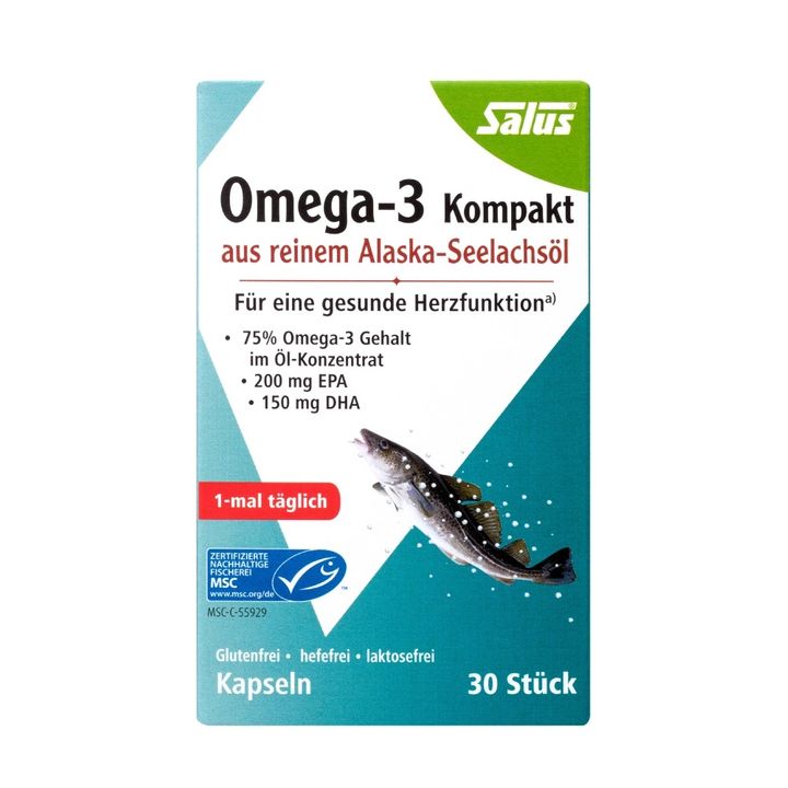Омега 3 Компакт х30 капсули Salus