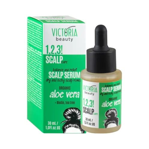 Victoria Beauty 1,2,3! SCALP CARE! Успокояващ и ребалансиращ серум за скалп x30 мл