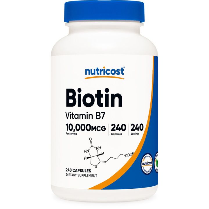 Биотин Витамин В7 10000 µg х240 капсули Nutricost