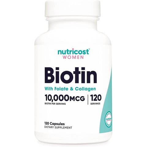 Биотин с фолат и колаген х120 капсули Nutricost