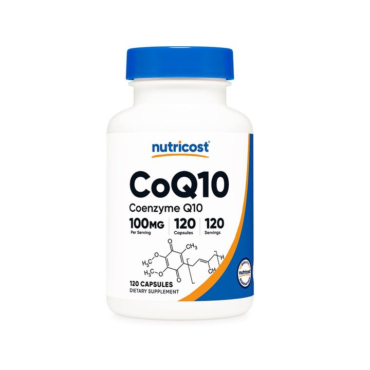 Коензим Q10 за енергия и здраво сърце x120 капсули, Nutricost