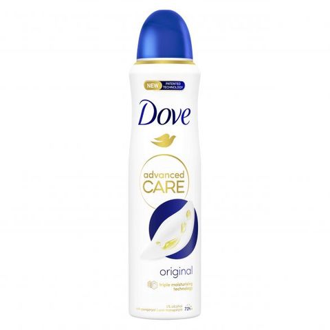 Dove Advanced Care Original Дезодорант за жени против изпотяване, 72 часа х150 мл