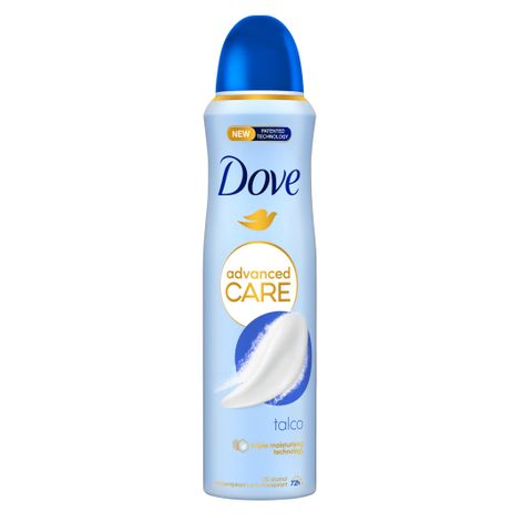 Dove Advanced Care Talco Дезодорант за жени против изпотяване, 72 часа х150 мл